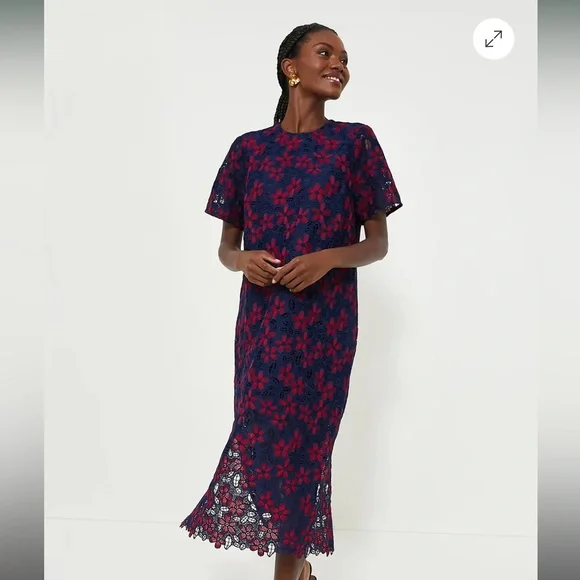 Pomander Place | Dresses | Pomander Place Midnight Floral Lace Seraphina  Dress | Poshmark